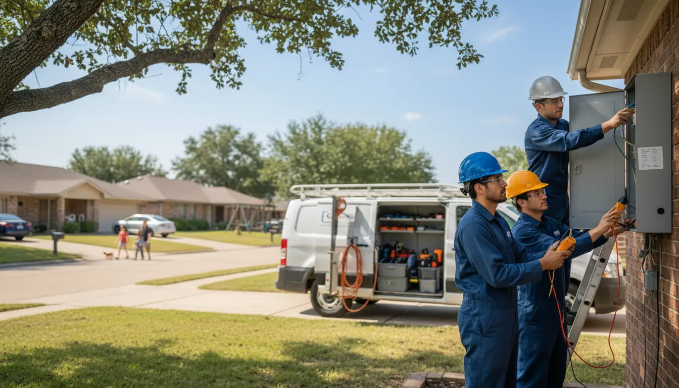 Certified electrician providing emergency electrical services in Louise, MS